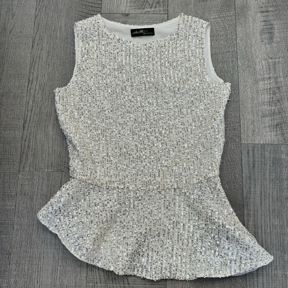 On Twelfth Sequin Top